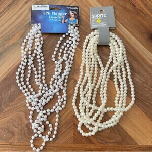 9 faux pearl necklaces costume jewelry party favors NWT